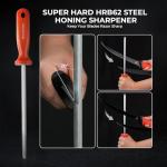 KastKing Intimidator Fillet Knife Set – G4116 German Stainless-Steel Blades, Non-Slip Handle, Includes Folding Fillet Board, Fish Scaler, Rubber-Coated Gloves, Honing Rod, and Durable Storage Bag