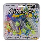 Shakespeare Customize-It Bait Kit, Paint-Your-Own Fishing Lures for Kids, Clear Construction for Easy Customization, 3 Fish-Catching Shapes, Easy and Safe for Beginners