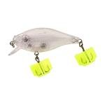 Shakespeare Customize-It Bait Kit, Paint-Your-Own Fishing Lures for Kids, Clear Construction for Easy Customization, 3 Fish-Catching Shapes, Easy and Safe for Beginners