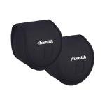 Aventik Neoprene Fly Fishing Reel Case Pouch Cover Fitting 5/6 7/8wt Fly Reel Storage (Black, 2-PACK 5/6)