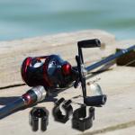 20 PCS Fishing Rod Clips, Wall Mounted Fishing Rod Holders, Billiards Snooker Cue Locating Clip Holder, for Fishing-Rods Billiards Cues Storage Rack