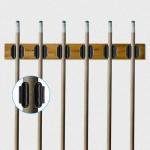 20 PCS Fishing Rod Clips, Wall Mounted Fishing Rod Holders, Billiards Snooker Cue Locating Clip Holder, for Fishing-Rods Billiards Cues Storage Rack