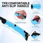 Mossy Oak Fillet Knife, 5.5'' Folding Fillet Knife with Razor Sharp 5Cr15 Stainless Steel Blade, Non-Slip Handle, Protective Sheath, Rust & Corrosion-Resistant Filet Knives for Fish Filleting & Boning