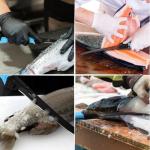 Mossy Oak Fillet Knife, 5.5'' Folding Fillet Knife with Razor Sharp 5Cr15 Stainless Steel Blade, Non-Slip Handle, Protective Sheath, Rust & Corrosion-Resistant Filet Knives for Fish Filleting & Boning