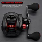CAMEKOON Bucara 300 Baitcasting Reel, Wider Graphite Frame, 7+1 Stainless Steel Ball Bearings, 35 lb Carbon Drag, 10 Button Magnetic Braking System, Short Main Shaft, Low Profile Casting Fishing Reel