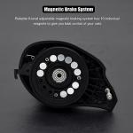 CAMEKOON Bucara 300 Baitcasting Reel, Wider Graphite Frame, 7+1 Stainless Steel Ball Bearings, 35 lb Carbon Drag, 10 Button Magnetic Braking System, Short Main Shaft, Low Profile Casting Fishing Reel