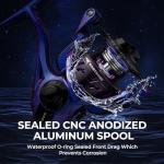 KastKing Royale Legend Pro Spinning Fishing Reel, Size 4000,Twilight