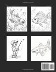 Fishing Coloring Book: Fishing Coloring Book for Kids | Fish, Boats, Rods and Reels, Hours of Fun - Perfect Gift for Fisherman