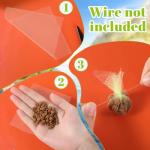 Fishing Soft Spawn Net, 2 Rolls Bait Net Mesh Catfish Bait Casting Nets 5.9'' Wide 72 Ft Spawn Sac Netting Sack Fishing Accessories Mesh Holder Accessories for Roe Bags Fishings Equipment Tackle Kit