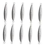 Magnoloran 10PCS Fishing Weights Torpedo Sinkers Inline Trolling Sinkers Weights Kit Fishing Sinkers Catfishing Sinkers Saltwater Fishing Torpedo Weights Double Ring Sinkers - 1oz(30g)