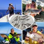 Magnoloran 10PCS Fishing Weights Torpedo Sinkers Inline Trolling Sinkers Weights Kit Fishing Sinkers Catfishing Sinkers Saltwater Fishing Torpedo Weights Double Ring Sinkers - 1oz(30g)