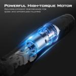 KastKing Speed Demon Pro Lithium-ion Electric Fillet Knife - Cordless Rechargeable Fishing Knife with 4 Blades, High Torque Motor with Extended Battery Life, Ergonomic Handle and Custom Carry Case