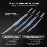 KastKing Speed Demon Pro Lithium-ion Electric Fillet Knife - Cordless Rechargeable Fishing Knife with 4 Blades, High Torque Motor with Extended Battery Life, Ergonomic Handle and Custom Carry Case