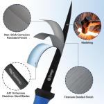 Queego Fish Fillet Knife 7 Inch,Razor-Sharp Flexible Blade,Ergonomic Non-Slip Handle - Perfect for Slicing Fish,Includes Safety Sheath and 1 Two Stage Knife Sharpener