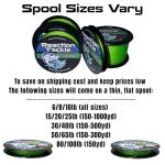 Reaction Tackle Braided Fishing Line Blue Camo 30LB 500yds