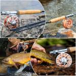 Sougayilang Fly Fishing Rod and Reel Combo, 5/6 Weight, Lightweight Portable, Starter Package