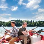 PLUSINNO Fishing Rod Holder - Adjustable & Foldable (2 Pack)