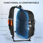 KastKing Karryall Sling Tackle Bag–Fishing Sling Pack,Fishing Backpack With Rod Holder,MOLLE System,Soft Bait & Gear Storage