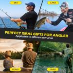 Fishing Advent Calendar 2025, 24 Days of Christmas Countdown Calendar with Lures Set, Birthday Gifts for Adult, Men, Teen Boys, Dad, Husband
