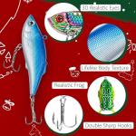 Fishing Advent Calendar 2025,114PCS Fishing Lures Set for Fisher Adult Men Teen Boys,24 Days Christmas Countdown Advent Calendar,2025 Xmas Surprise Gift