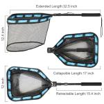 GOODCAT Floating Fishing Net for Steelhead, Salmon, Fly, Kayak, Catfish, Bass, Trout Fishing, Rubber Coated Landing Net for Easy Catch & Release, Durable, Compact & Foldable for Easy Transportation