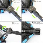 GOODCAT Floating Fishing Net for Steelhead, Salmon, Fly, Kayak, Catfish, Bass, Trout Fishing, Rubber Coated Landing Net for Easy Catch & Release, Durable, Compact & Foldable for Easy Transportation