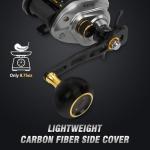 Baitcasting Reels, Baitcasting Fishing Reels, Aviation-Aluminium Spool, Aluminum Star-Shaped Trailer and Handle Arm, Drag Alarm System, 8+1 Stainless Steel Bearing, 6.4:1 Gear Ratio