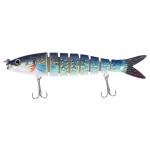 RESTCLOUD Fishing Lures for Freshwater and Saltwater, Lifelike Swimbait, Slow Sinking Bass Fishing Lure, 3-Pack (Multi-Jointed Swimbait)