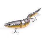 RESTCLOUD Fishing Lures for Freshwater and Saltwater, Lifelike Swimbait, Slow Sinking Bass Fishing Lure, 3-Pack (Multi-Jointed Swimbait)