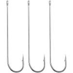 Dr.Fish 100 Pack Aberdeen Hooks Freshwater Fishing Hooks, Extra Long Shank Light Wire, Crappie/Bass/Bream/Bluegill/Panfish Fishing #10