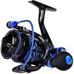 Sougayilang Spinning Reels Ultra-Weight, 6.2: 1 High Speed ​​Gear Ratio, Metal Frame and Rotor, 12 + 1 Shielded BB, Smooth Powerful Freshwater and Saltwater Spinning Fishing Reel(SD-2000-Blue)