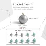 ECOFT Lead Free Fishing Weights Sinkers 20g-200g Coated Egg Sinkers Cannonball Weights Assorted Sizes Bag and Fishing Weights Assortment Box Non-Lead Fishing Weights Saltwater Freshwater