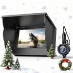 Eyoyo Underwater Fishing Camera with 4.3 Inch LCD, 5000mAh Battery, Infrared Night Vision, IP68 Waterproof Portable Fish Camera for Ice, Lake, Boat & Kayak Fishing