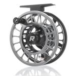 RIFT Breach v2 Fly Fishing Reel, High Capacity Spool, Carbon Disc Drag, Full CNC-Machined Anodized Aluminum Fly Reel, 5/6 Weight, Black, Grey (Black/Grey - Without Line, 5/6wt)