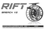 RIFT Breach v2 Fly Fishing Reel, High Capacity Spool, Carbon Disc Drag, Full CNC-Machined Anodized Aluminum Fly Reel, 5/6 Weight, Black, Grey (Black/Grey - Without Line, 5/6wt)
