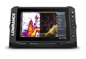 Lowrance Elite FS 9 Fish Finder (No Transducer) with Preloaded C-MAP Contour+ Charts