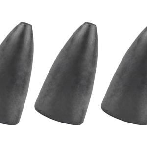 Alwonder 30-Pack Bullet Fishing Sinkers Worm Weights Sinkers Bass Fishing Carolina Rig Texas Rig Slip Sinker Sliding Lead Weight Saltwater Freshwater Punch Shot 1/8oz