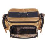 Plano Guide Series 3500 Tackle Bag, Beige, Includes 5 3500 Stowaway Organization Boxes, Premium Soft Fishing Tackle Storage, Waterproof & Non-Skid Base