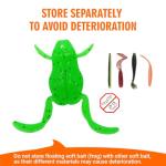 Landseas Fishing Lure Kits,247Pcs All-ScenarioTackle Box with Tackle Included,Hooks,Spoon,Weights&Ohter Accessories for Bass Trout Salmon，Lure Bait Gear Equipment Kit Christmas Gift for Man，Angler