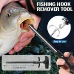 TOPFORT Fishing Gear Tool Kit - 7PC Saltwater Fishing Pliers Accessories Set - Fishing Equipment with Fish Knife Scissors Hook Remover Tools Line Cutter and Fish Lip Gripper - Fishing Gifts for Men