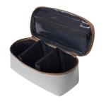 Ussuris Small Fly Fishing Reel Case with 2 Adjustable Shockproof Dividers Reel Carry Bag