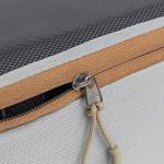 Ussuris Small Fly Fishing Reel Case with 2 Adjustable Shockproof Dividers Reel Carry Bag