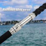 Fiblink 2-Piece Boat Conventional Fishing Rod Portable Spinning/Casting Rod Carbon Fishing Pole (Spin - 7' - H (30-50lbs))