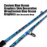 Fiblink 2-Piece Boat Conventional Fishing Rod Portable Spinning/Casting Rod Carbon Fishing Pole (Spin - 7' - H (30-50lbs))