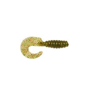 Yum Lures Grub Multi-Species Curly-Tail Swim-Bait Fishing Lure, Christmas Tree, 2''