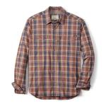 Field & Stream Men's Line Burner Long Sleeve Fishing Shirt, Sandbar Plaid, Large