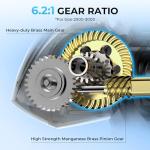 KastKing MegaJaws Spinning Reel, Size 3000, 6.2:1 Gear Ratio, Pelagic Blue