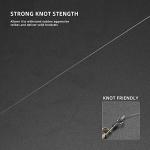 SF Monofilament Fishing Line Premium Spool X-Strong Mono Nylon Material Leader Line for Saltwater Freshwater Balloon Garland Hanging Decorations 8/10/12/15/20/25/30/40/50/60/80/100LB