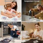 Pocket Fishing Tackle Storage Box-Organizer for Speed Clips/Steel Hooks/Weights/Sinkers/Swivels/Pre-Rigged Swimbaits/Jointed, Grub Baits-for Bass, Trout (Pack of 3)