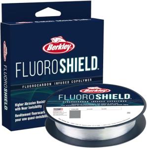 Berkley FluoroShield™, Clear, 12lb | 5.4kg, 300yd | 274m Fishing Line, Suitable for Freshwater Environments